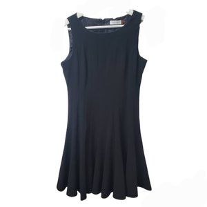 Calvin Klein Dress with Pleated Skirt Knee Length.